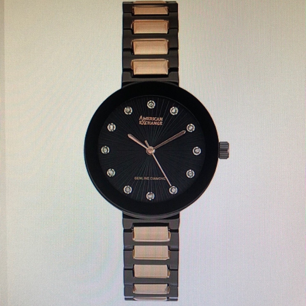 =BRAND NEW= LADIES DIAMOND WATCH AMERICAN EXCHANGE